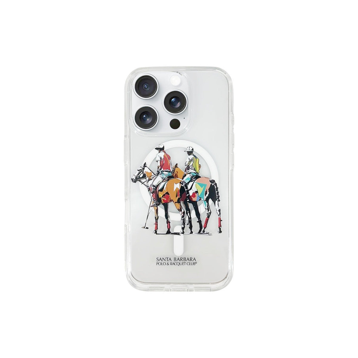 Santa Barbara Polo Racquet Club Apple iPhone 16 Pro Max Willie Şeffaf Magsafe Kapak